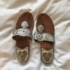 Jack Rodgers size 9!! Silver sparkles